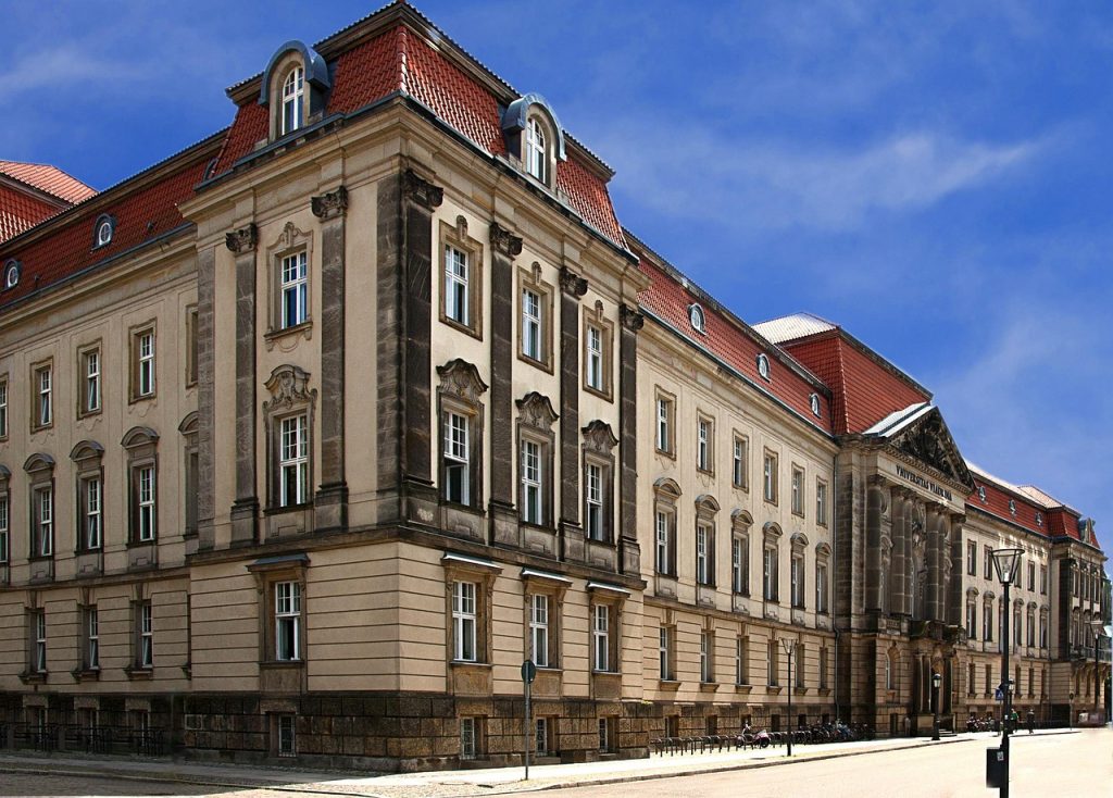 a building at Viadrina University Germany